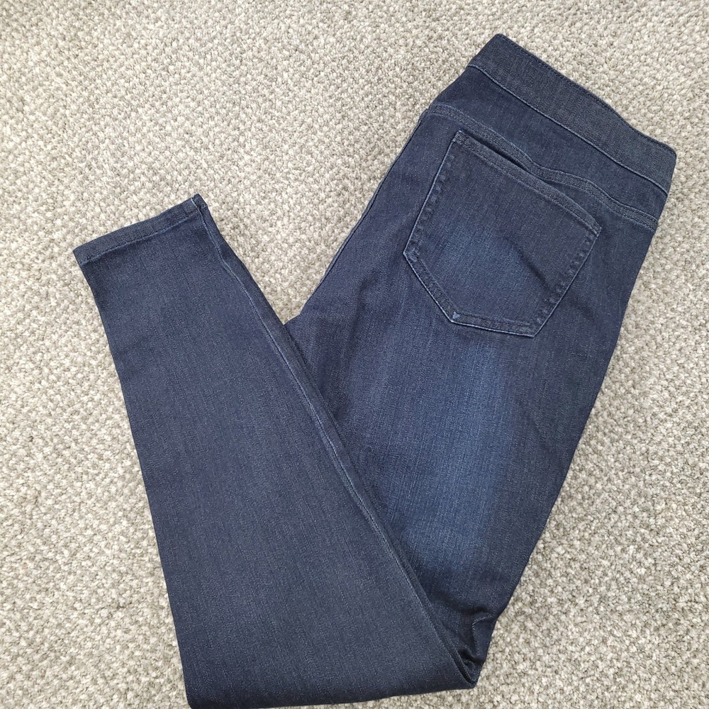 J. Jill Denim Leggings Dark‎ Wash Indigo Skinny Jeans Womens Size 10 Stretch